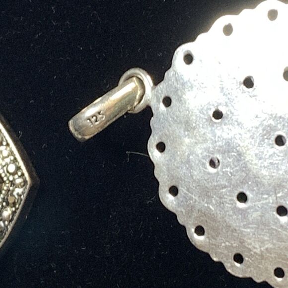 Lot of 31 Mixed Gemstone & Statement Pendants Boho Artisan Some 925 & Vintage - Picture 11 of 16